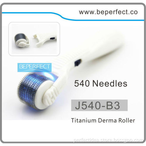 needle massage roller with Bio led light therapy
